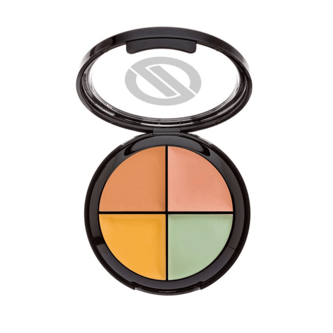 Omiana Natural Cosmetics Concealer Medium Tones Camouflage Concealer Wheel - Mica-Free, Boron Nitride-Free & Talc-Free!