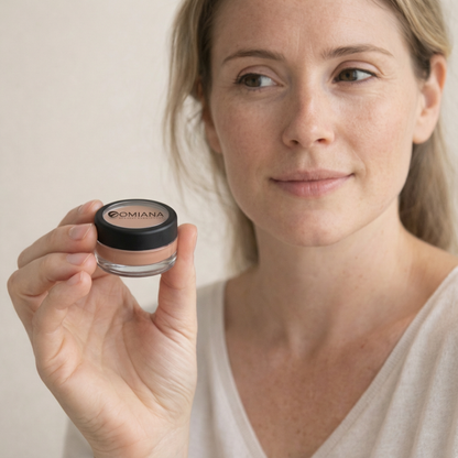 Omiana Natural Cosmetics Concealer Redness Concealer Cream - Without Mica, Titanium Dioxide, or Zinc Oxide